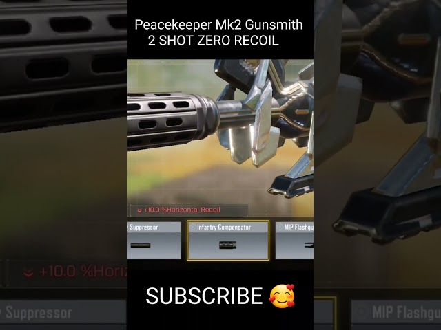 NEW "2 SHOT" PEACEKEEPER Gunsmith! its TAKING OVER COD Mobile in Season 11 (NEW LOADOUT)