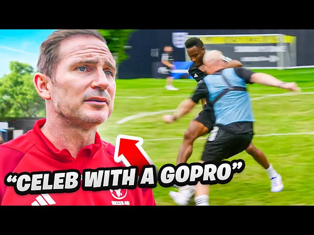 I Wore a GOPRO in SOCCER AID and this happened…