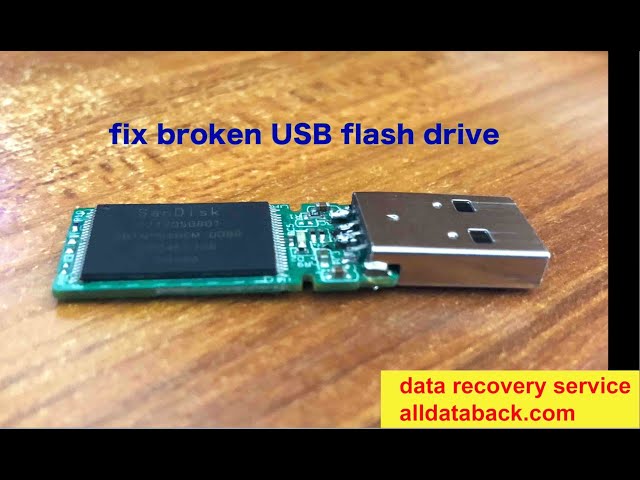 fix broken usb connector for data recovery