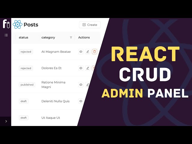 Build React CRUD Admin panel with Ant Design | Refine Tutorial | React Admin Crash Course