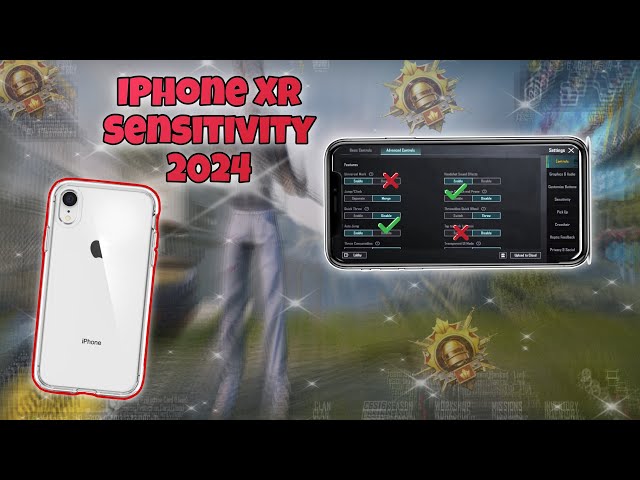 iPhone XR sensitivity in 2024 pubg and bgmi😱| bgmi and pubg best sensitivity