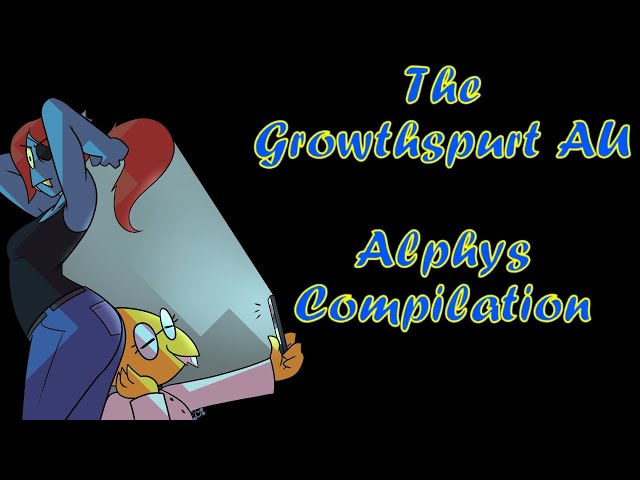 Undertale Comic Dub | Growth Spurt AU Alphys Compilation (w/ comics by potoobrigham)