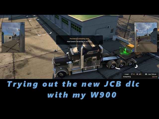 American Truck Sim  Testing out the new JCB equipment DLC