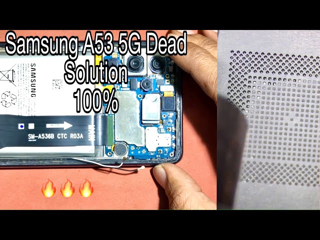 Samsung A53 No Power On Dead Problem 100% Solution 4K 🔥🔥