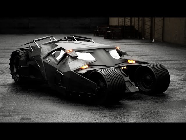 UE4.22.3 Raytrace | The Dark Knight | Batmobile | Lighting Training | RTX 2080ti
