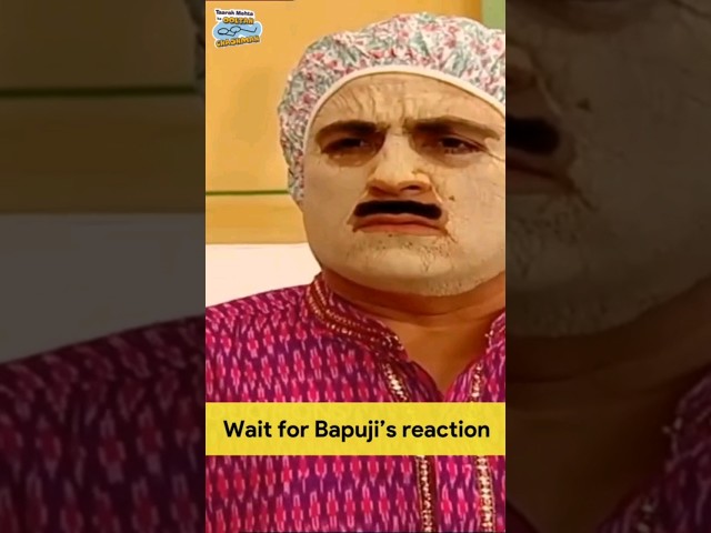 Wait For Bapuji's Reaction! #tmkoc #comedy #funny #trending #viral #friends #jethalal
