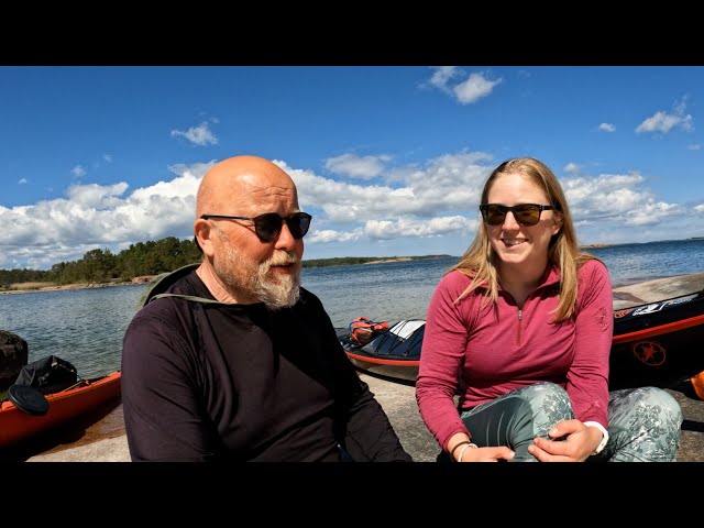 Kayaking in Åland (Finland). Interview with my daughter Paula