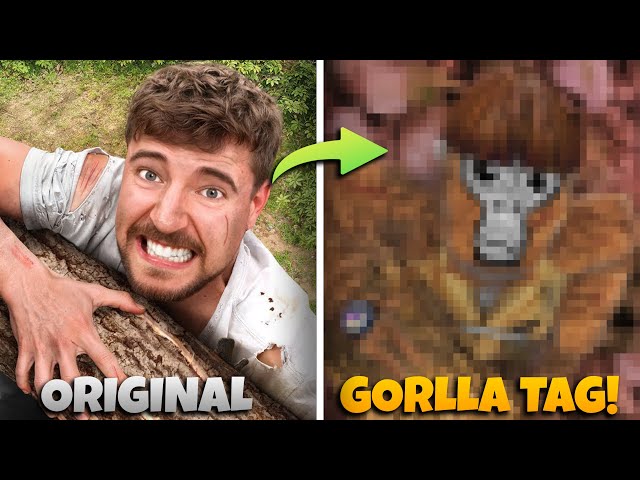 I Recreated MrBeast Thumbnails In Gorilla Tag!
