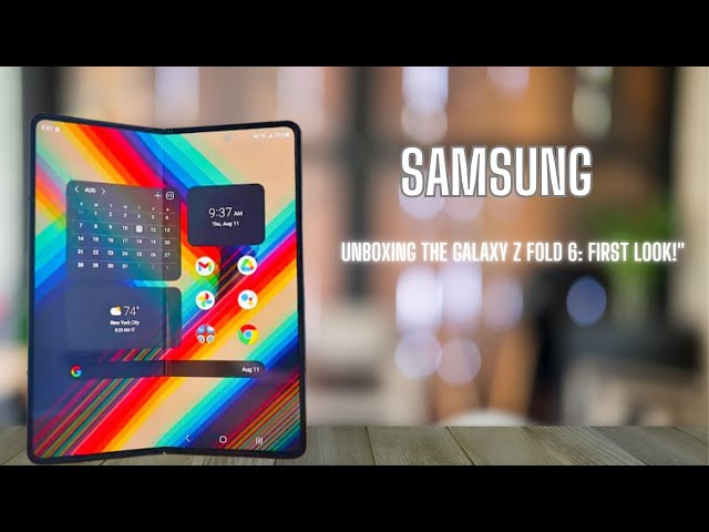 Samsung Galaxy Z Fold 6: The Ultimate Foldable Smartphone!Galaxy Z Fold 6 vs Galaxy Z Fold 5