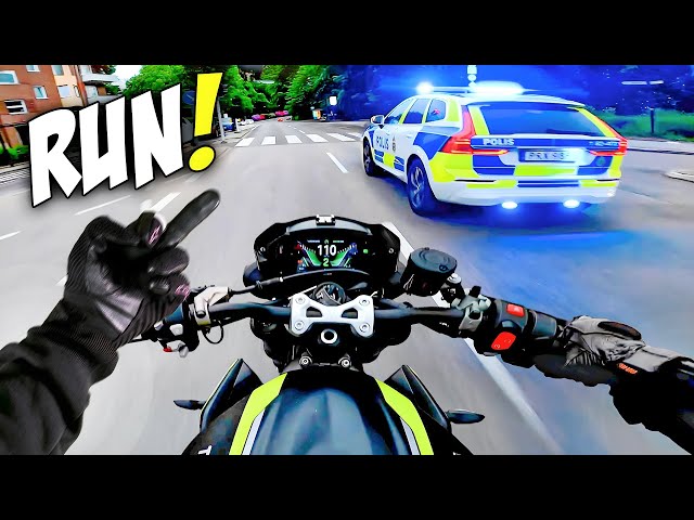 MOTORCYCLE POLICE CHASE | COPS vs BIKERS | ANGRY & COOL COPS 2024