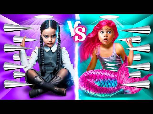 Wednesday Addams vs Mermaid! Who is better?