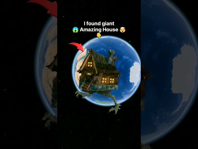 I found giant amazing legs house 🏠 on google earth 🌍 #thegoogleearth09 #earth #map #house