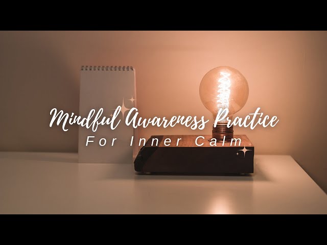 Mindful Awareness Practice For Inner Calm | 15 Min. | Dr. Donna Rockwell