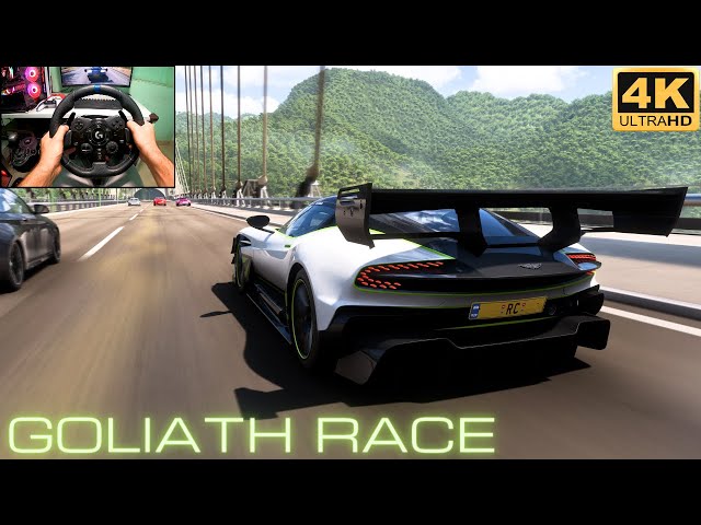 Aston Martin Vulcan - Forza Horizon 5 | Goliath Race Gameplay | Logitech G923 Steering Wheel
