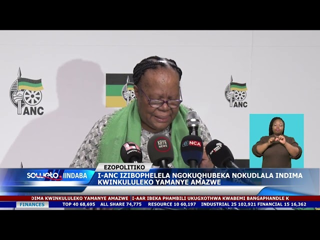 SOWETO TV NEWS | I-ANC IZIBOPHELELA NGOKUQHUBEKA NOKUDLALA INDIMA KWINKULULEKO YAMANYE AMAZWE