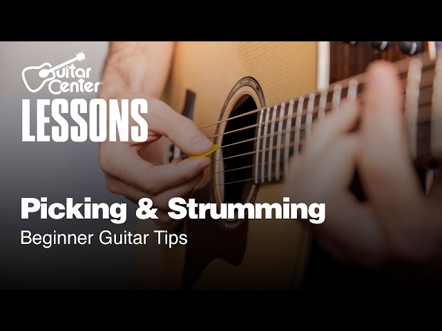How to Use a Guitar Pick (and Basic Strumming Patterns) | Beginner Guitar Tips