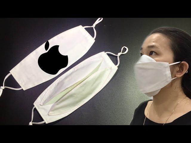  Apple's Mask Style  Tutorial making masks follow design of APPLE, first appearance/Print only