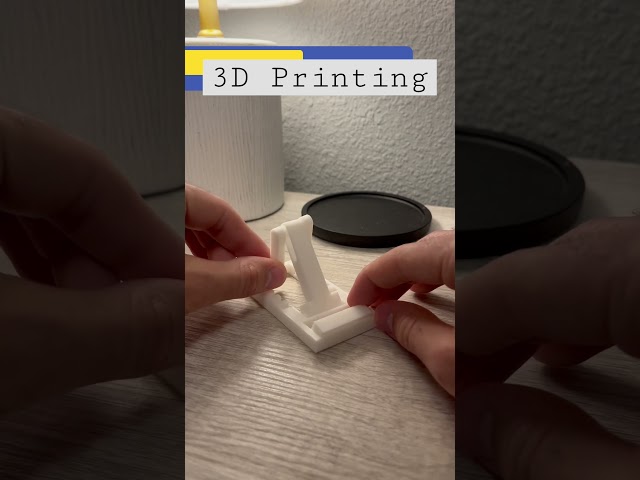 3D Printed Phone Stand #3dprinter #3dprinting #3dprints #thingiverse #engineering