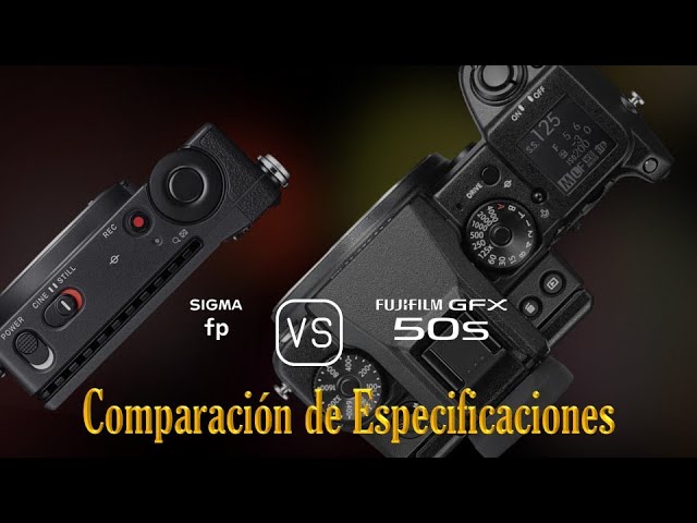 Sigma fp vs. Fujifilm GFX 50S: Una Comparación de Especificaciones