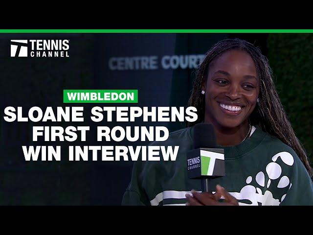 Sloane Stephens Handles Last Minute Opponent Change | 2024 Wimbledon 1st Round