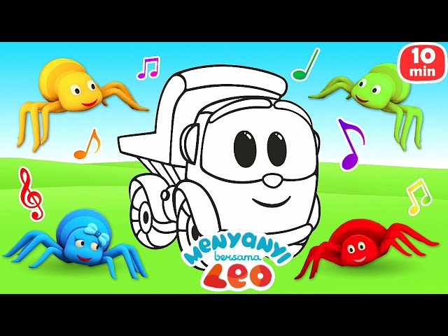 Lagu-lagu untuk bayi bersama Leo si Truk | Pelajari angka untuk anak | Ninabobo & musik untuk anak.