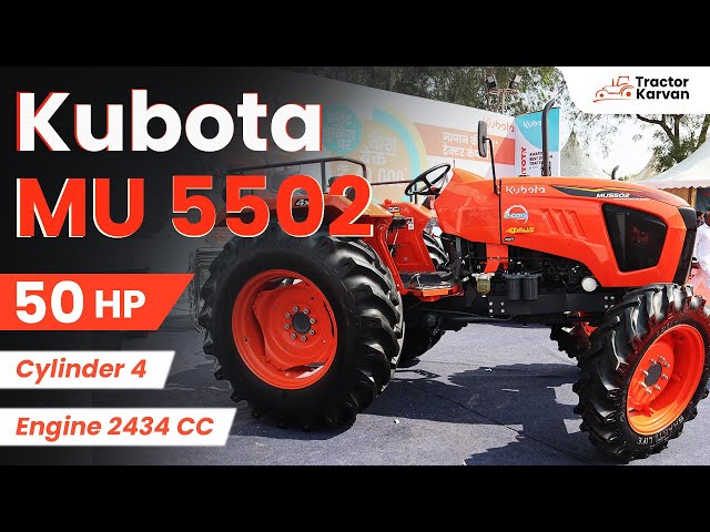 Kubota MU 5502 Newly Launched | 50 HP Tractor Price | Tractorkarvan