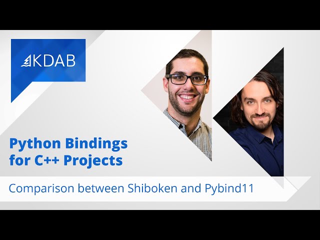 Python Bindings for C++ Projects - Comparison between Shiboken and Pybind11