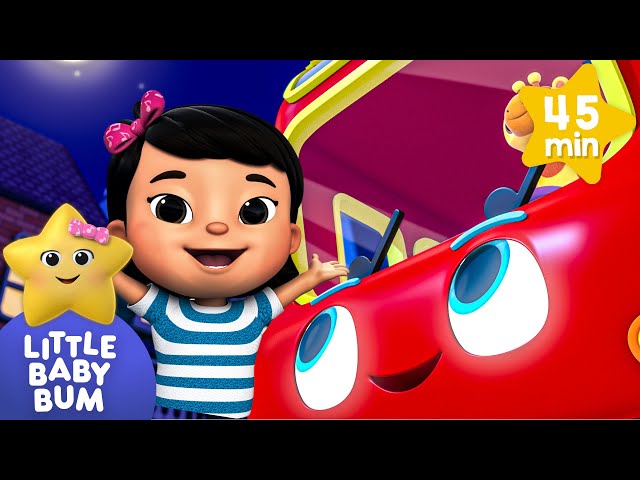 Wheels on the Night Bus | Little Baby Bum | 🚌Wheels on the BUS Songs! | 🚌Nursery Rhymes for Kids