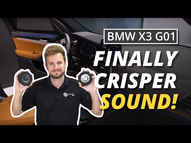 Alpha One BMW Speaker Upgrade in G01 X3 – Install Tutorial