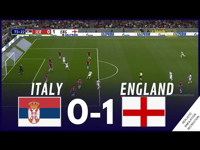 🔴[LIVE] Serbia vs England | EURO 2024 | Match Live Today Videogam simulation