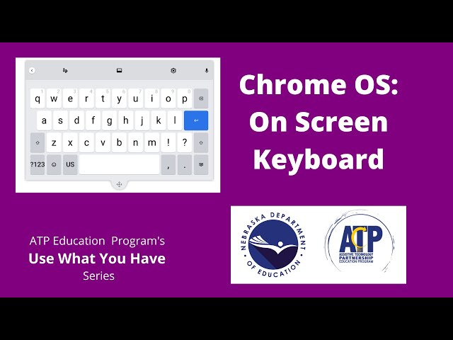 On Screen Keyboard VIdeo - Chromebook