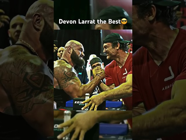 Devon Larrat the best armwrestler💥😱 #armwrestling #wwe #devonlarrat