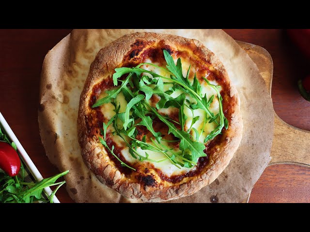 No Fuss Homemade Pizza | No Knead Pizza Dough | Simple & Quick Recipe