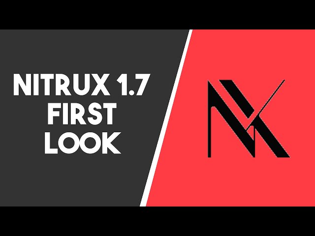 First Look at Nitrux OS