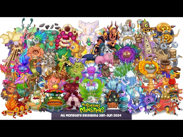 ALL RARE and EPIC Monsters Released from January to June 2024 My Singing Monsters | Book of Monsters