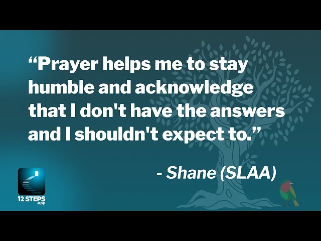 Shane on prayer and service as pathways to humility - SLAA Speaker