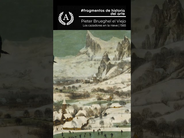 Cazadores en la nieve | Brueghel #arte #historiadelarte #art #historyofart #painting