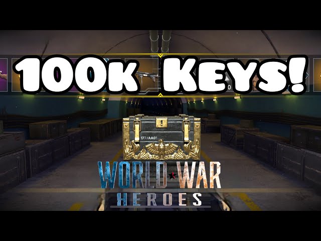 I Used 100k Keys To Open Chests In World War Heroes! You Won’t Believe What I Won 🤩