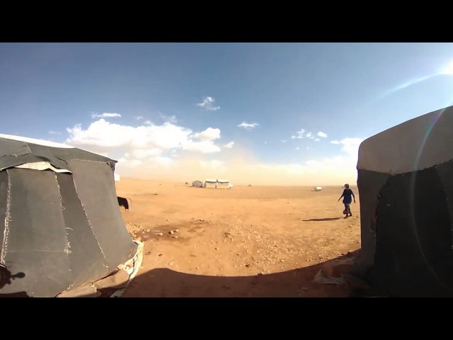 Sandstorm in northern Syria