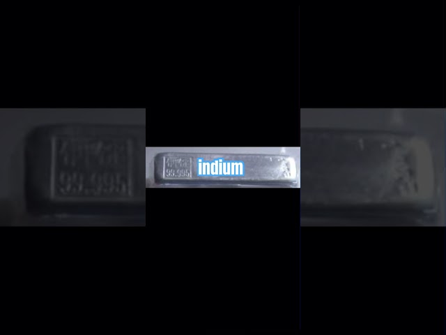 indium #periodictable #indium #metal #element49indium