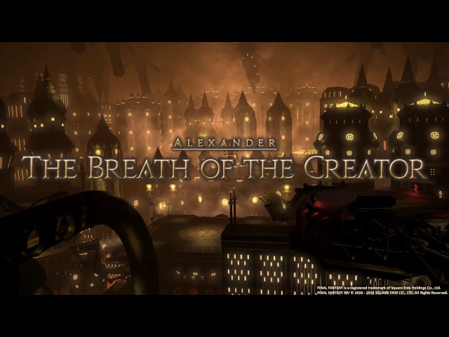 [Final Fantasy XIV] Alexander 10 - The Breath of the Creator (Full Cutscenes)