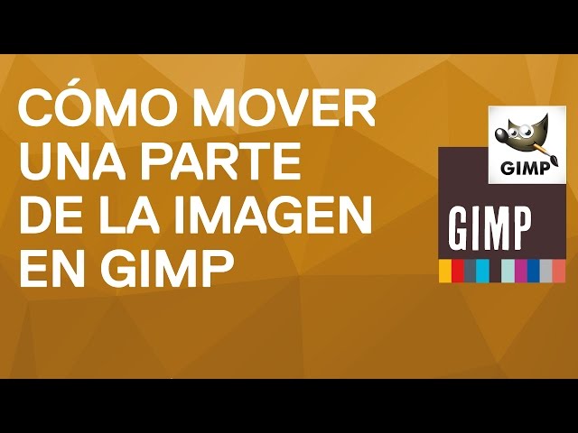 Cómo mover una parte de la imagen en Gimp 2.8