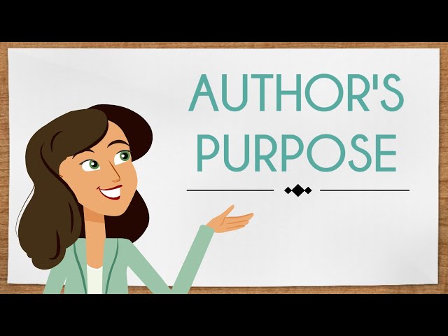 Author's Purpose | English For Kids | Mind Blooming