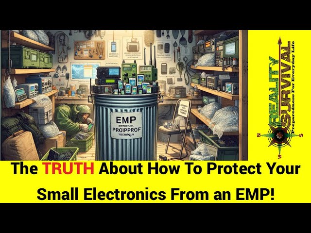 How To Protect Small Electronics From An EMP! Warning -- Do it Now!!