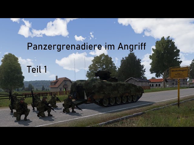 ARMA 3 | Panzergrenadiere im Angriff Teil 1 | Orts- und Häuserkampf | PzGrenBtl 412