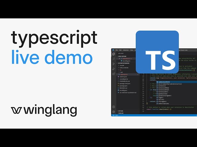 Wing Programming Language Now Supports TypeScript: Live Demo!
