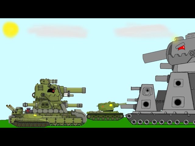 вк-44 прорывает линию обороны | мультики про танки