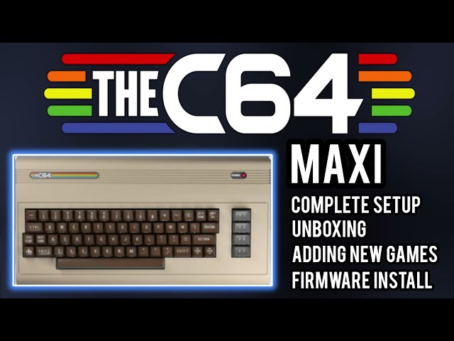 TheC64 Maxi - Retro Games Ltd Unboxing and Setup Guide #thec64 #c64maxi #c64
