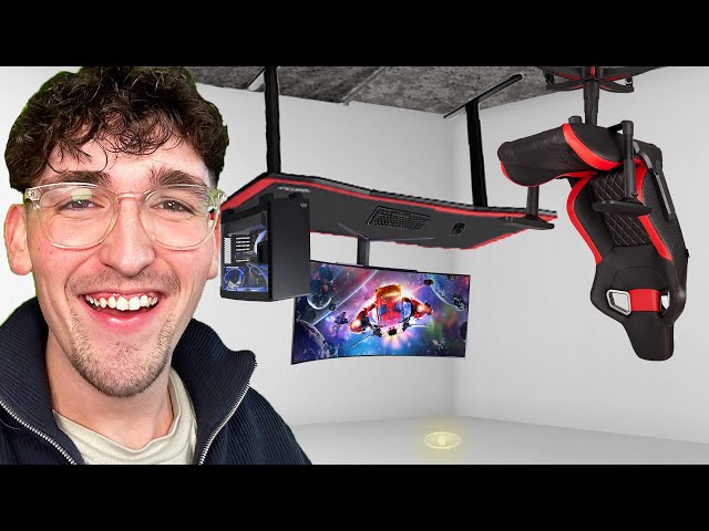 Flipping My Friends Gaming Room Upside Down!