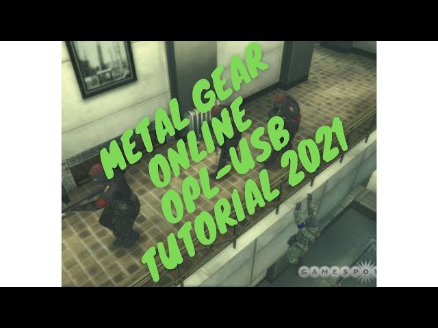 PS2 - Metal Gear Online | Tutorial - Easiest Method (OPL USB) 2021 - English